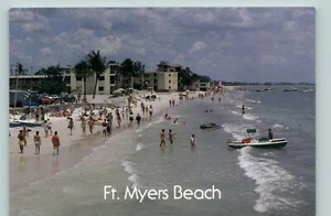 Postcard vintage Florida Fort Myers Beach 1980s or 1970s Postcard adverting  - Picture 1 of 2