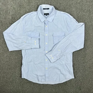 Gant Button Up Shirt Men XL Extra Large Long Sleeve Cotton Solid Blue - Bild 1 von 9
