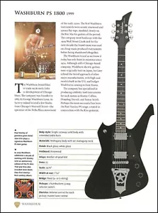 Guitarra Kiss Paul Stanley Washburn PS + Brian Jones Vox Phantom Mark III artículo - Imagen 1 de 4