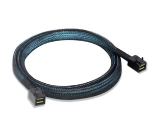 Mini-SAS HD Cable for RAID / HBA to Backplane Expander (SFF-8643 to SFF-8643) - Afbeelding 1 van 11
