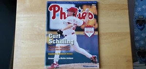 Philadelphia Phillies Program Marlboro Scorecard scored Rolen Schilling MiLB - Picture 1 of 10
