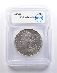 1895-O Morgan Silver Dollar Genuine ICG *6728 - Picture 1 of 3