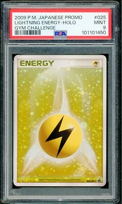 Pokémon Japanese Lightning Energy Holo Gym Challenge Promo 025/DPt-P PSA 9 MINT - Image 1 of 2