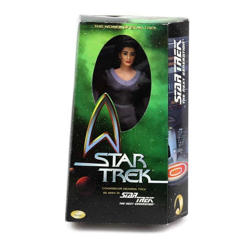 Star Trek Deanna Troy Action Figure 12" 1999 Discontinued Sealed Cover