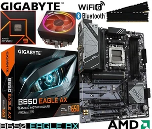 PC Aufrüstkit AMD Ryzen 9 7900 bis 64GB DDR5 mit TPM 2.0 GIGABYTE B650 Eagle AX - Bild 1 von 10