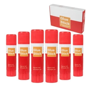 6Pcs 3D Printer Glues Sticks Adhesive Washable PVP Solid Glues Sticks for Hot - Photo 1/8