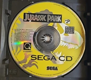 JURASSIC PARK Sega CD NUR lose CD + Etuirückseite JP Dinosaurier ungetestet - Bild 1 von 3