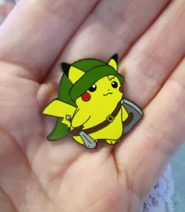 Pokemon Pikachu Pin Cloak - Hard Enamel - Picture 1 of 4