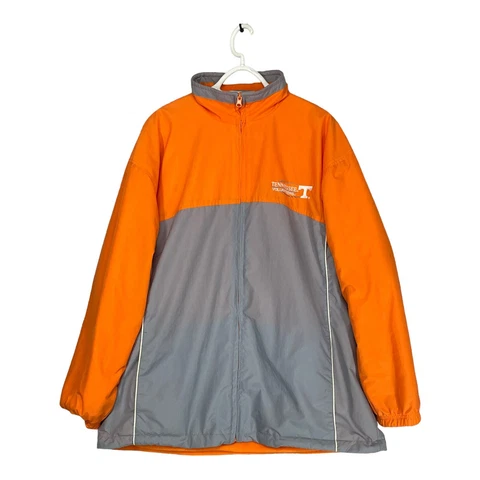 Tennessee Volunteers Men's Coat XXL Orange Reversible Fleece Warm Winter Jacket Cover
