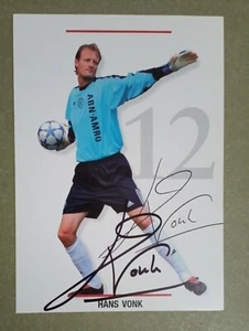 FiFA'1998+2002 SOUTH AFRiCA 'A' # 1 HANS VONK-HAND SIGNED CARD # 2 - Picture 1 of 2