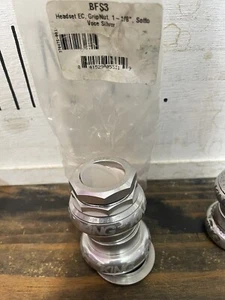 Chris King Silver1-1/8" Threaded Gripnut Headset New - Picture 1 of 3