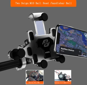 Support téléphone moto en alliage d'aluminium - Supports anti secousse support VTT haute vitesse - Photo 1 sur 22