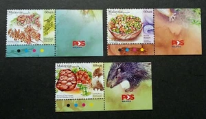 *FREE SHIP Malaysia Exotic Food 2019 Cuisine Grasshopper Insect (stamp logo MNH - Picture 1 of 5