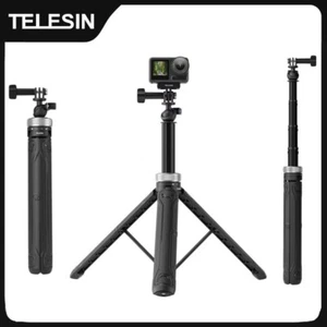 360° Rotating Adjustable Monopod Selfie Stick for Action Camera, Foldable Tripod - Picture 1 of 10
