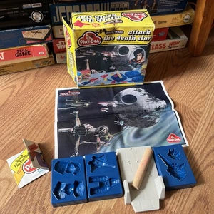 Vintage Star Wars Attack The Death Star Play Doh Set 1984 POTF Power The Force - Picture 1 of 17