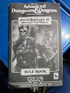Eye of the Beholder III Angriff auf Mythos Drannor nur Regelbuch PC AD&D - Bild 1 von 3