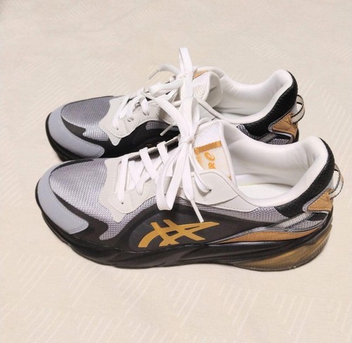 Sneakers ASICS GEL MIQRUM uomo 9.0US lenzuolo roccia oro puro mai usate