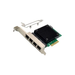 InLine® Quad Gigabit Netzwerkkarte, 4x RJ45 2,5Gb/s, PCIe x4, inkl. low profile - Bild 1 von 5