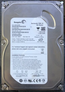 Seagate ST3160815AS 9CY132-313 FW:4.AAB 160gb 3.5" Sata hard drive (WIPED) 8MB - Picture 1 of 1