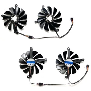 Graphics Card Cooling Fan for XFX RX5700 5700XT 8GB THICC II Overseas Edition - Photo 1/8