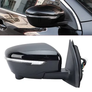 Fit FOR Nissan Qashqai 2014-2018 Electric Door Wing Mirror Black RIGHT Side ASSY - Imagen 1 de 12