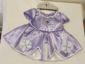 Build A Bear Princess Sofia Dress Purple Gown The First Accessory Crown - Picture 1 of 6