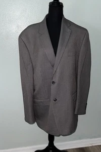 Van Heusen Herren grauer Hahnentritt Blazer 48R zwei Knöpfe Sport Mantel, neu ohne Etikett - Bild 1 von 8