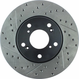 StopTech For Honda CR-V 2002-2004 Brake Rotor Sport Slotted & Drilled - Picture 1 of 9