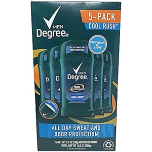 Degree Men Dry Protection Anti-Perspirant, Cool Rush (2.7 oz, 5 pk.) - Picture 1 of 9
