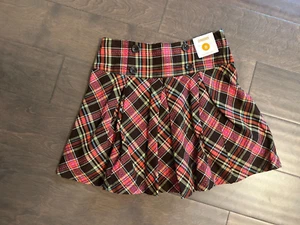 Gymboree Girls Plaid Skirt Size 8 with Built in Shorts / adjustable Waist - Picture 1 of 5