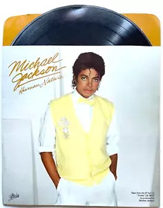 VINTAGE 1983 MICHAEL JACKSON NATURA UMANA POPFOLIO 2 TASCHE CARTELLA SCUOLA - Foto 1 di 3