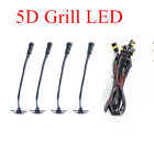 4PCS Universal Grille LED Lights Kit Smoked ABS Lens For Car Truck SUV Off Road Dodge Journey
