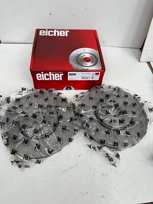 FRONT BRAKE DISCS x2 300mm for RENAULT SCENIC GRAND SCENIC EICHER 104745479 — 第 1/4 张图片