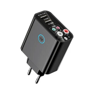 Adattatore bluetooth 5.0 ricevitore trasmettitore aux wireless tv pc smartphone - Immagine 1 di 4