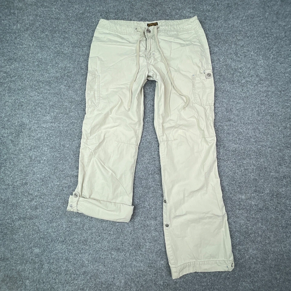 Pantalones Periscope Mujer Junior 9 Beige Convertible Dobladillo Enrollado Rip Stop 30x30 Foto 1 de 4