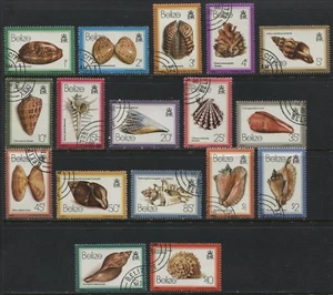 Belize 1980 Shells complete set with preprinted cancels. - Bild 1 von 1