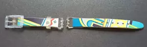 Bracelets de montre silicone Swatch fantaisie 12 mm - Picture 1 of 2