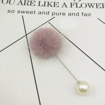 Broche Grande Perla Alta Gama Mujer Ramillete Forma Prendedor Otoño e Invierno Hebilla Foto 1 de 4