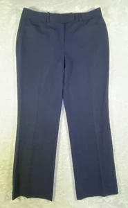 Pantalones de vestir TOMMY HILFIGER para mujer talla 2 azul marino Princeton Bootcut nuevos sin etiquetas - Imagen 1 de 18