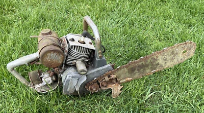 RARA MOTOSIERRA VINTAGE MODELO LOMBARDO 3-16 CON BARRA/CADENA - PARA REPUESTOS/RESTAURACIÓN Foto 1 de 4