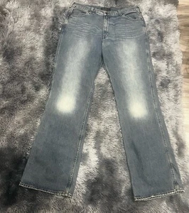 VINTAGE American Eagle 36x36 Straight Leg Jeans Classic 90s Denim Retro Loose - Picture 1 of 13