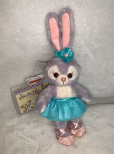 New Tokyo Disney Sea Duffy Friend Stella Lou Bunny Plush Badge Keychain Charm - Picture 1 of 11