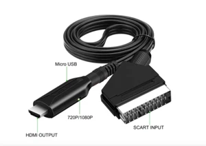 Scart To HDMI Converter Audio Video Adapter HDTV/DVD/Set-top Box/PS3/PAL/NTSC ** - Picture 1 of 1