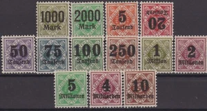 == Ad Württemberg Mi. 171-183, Cat. == - Picture 1 of 1