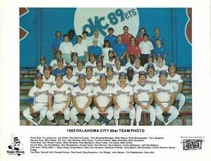 Foto de equipo de Oklahoma City 89ers 1983 como nueva - Imagen 1 de 1