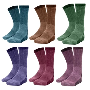 Ladies Thermal Warm Soft Merino Wool Walking Hiking Tracking Boot Socks 4-7 lot - Picture 1 of 13