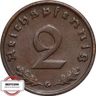 J362  2 Pfennig DRITTES REICH von 1940 G in VZ+  1301310