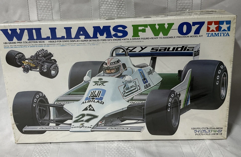 Kit Modelo Tamiya Williams FW-07 1:20  Foto 1 de 1