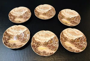 Johnson Brothers Olde English Countryside Saucers Dishes~Lot Of 6~5 1/2” - Picture 1 of 5