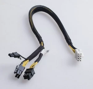 For Dell Split GPU Power Adapter Cable PowerEdge R720 R730 R7910 - Afbeelding 1 van 4
